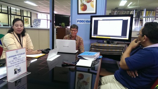 Suasana Kuliah Singkat Mengenai Perpustakaan Nasional